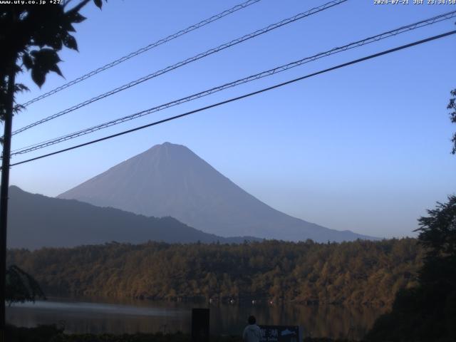 西湖からの富士山