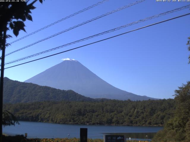 西湖からの富士山