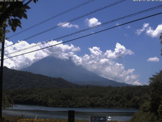 西湖からの富士山