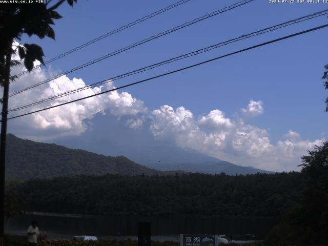 西湖からの富士山