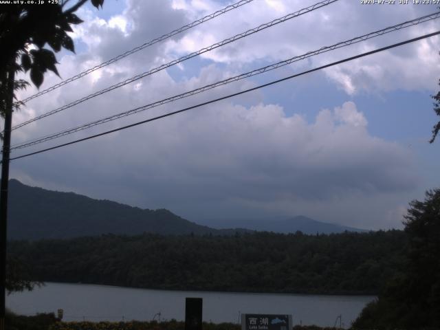 西湖からの富士山