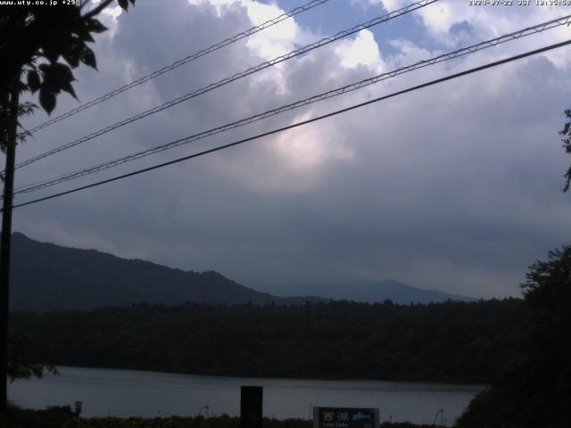 西湖からの富士山