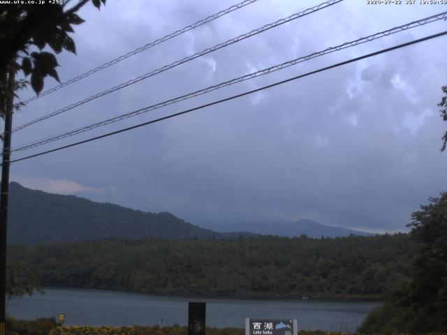 西湖からの富士山