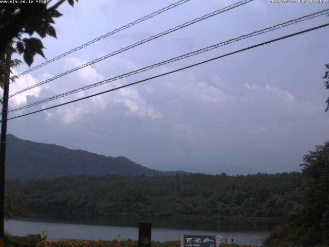 西湖からの富士山