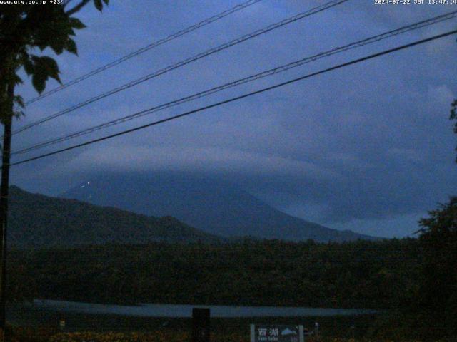 西湖からの富士山