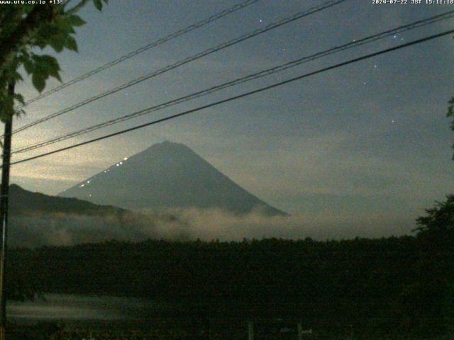 西湖からの富士山