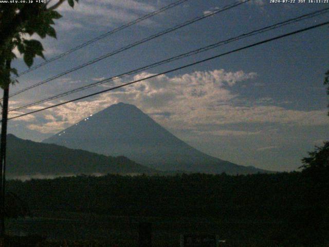 西湖からの富士山