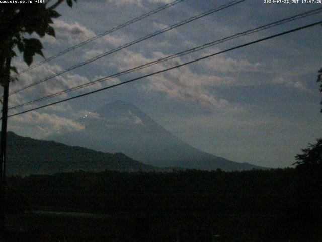 西湖からの富士山