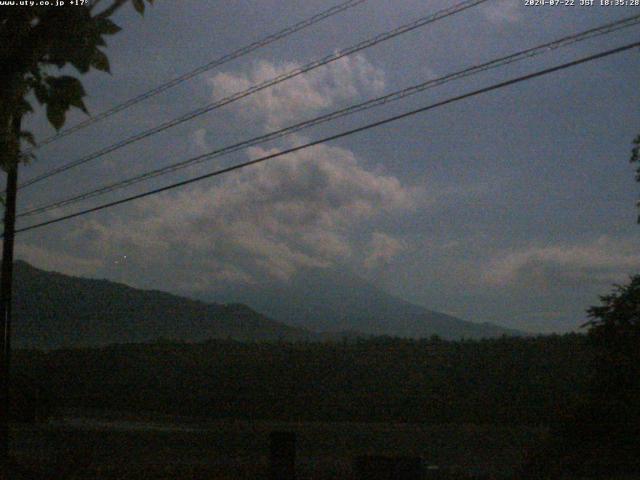 西湖からの富士山