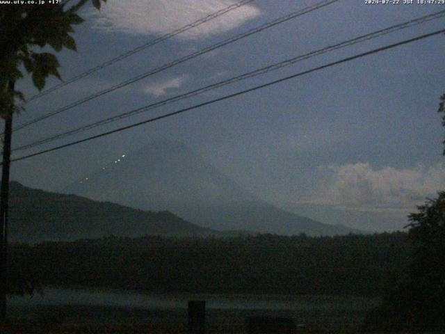 西湖からの富士山