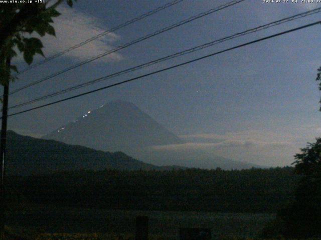 西湖からの富士山