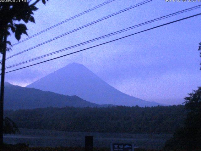 西湖からの富士山