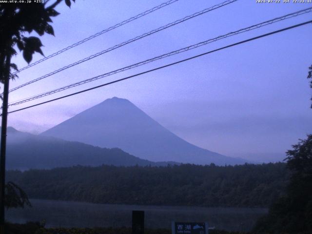 西湖からの富士山