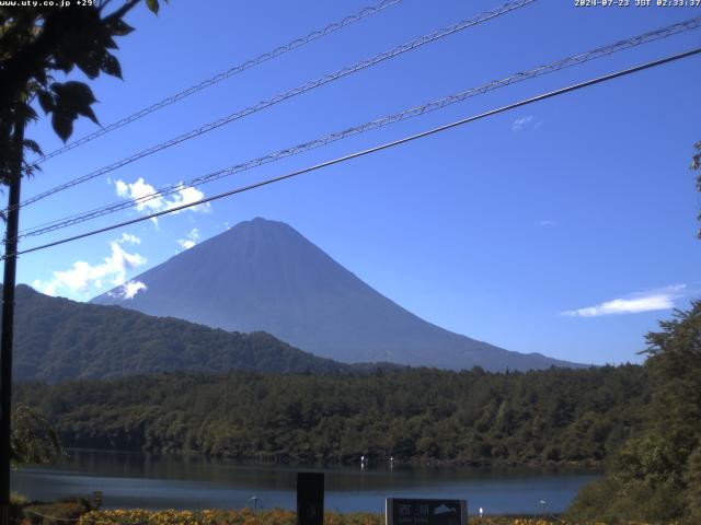 西湖からの富士山