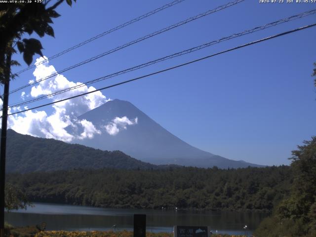 西湖からの富士山