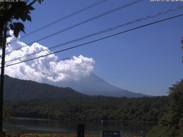 西湖からの富士山