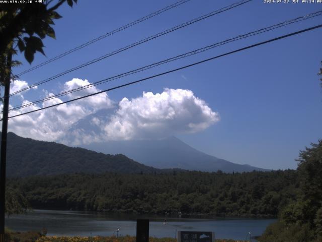 西湖からの富士山