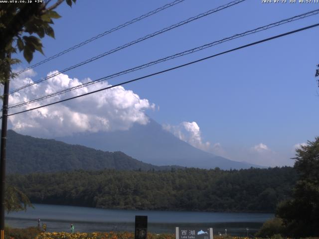 西湖からの富士山