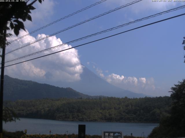 西湖からの富士山