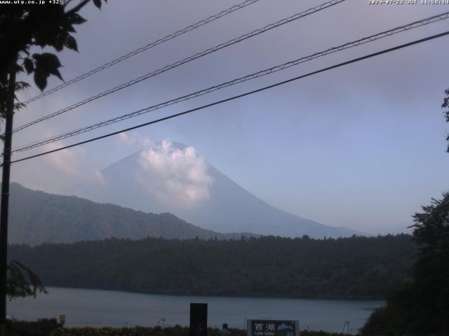 西湖からの富士山