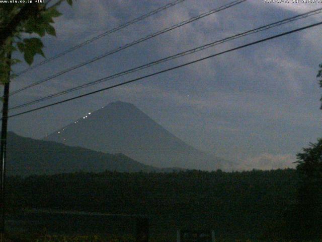 西湖からの富士山