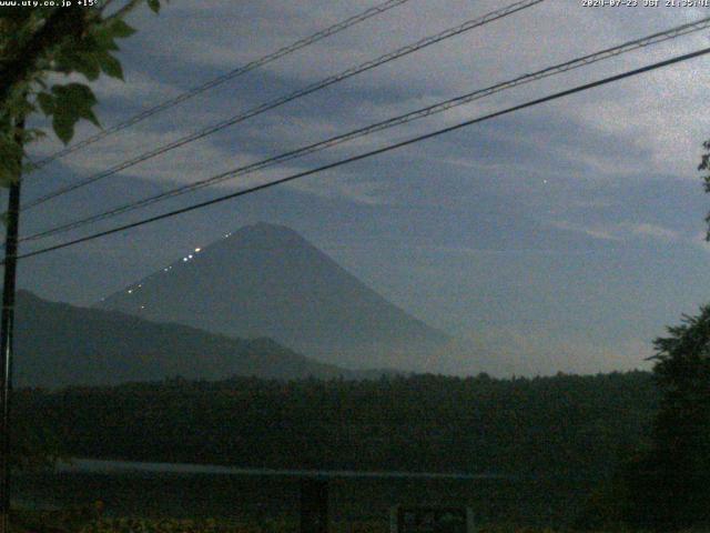 西湖からの富士山