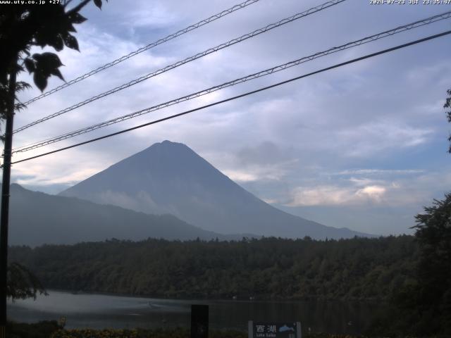 西湖からの富士山