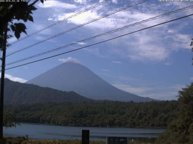 西湖からの富士山