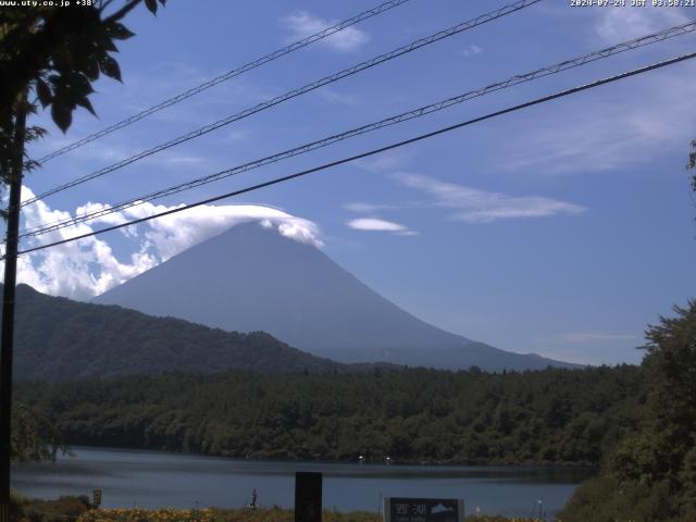 西湖からの富士山