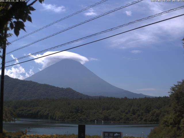 西湖からの富士山