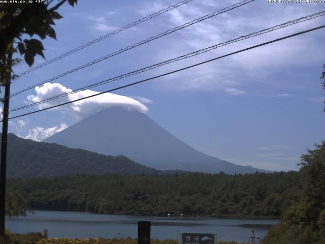 西湖からの富士山