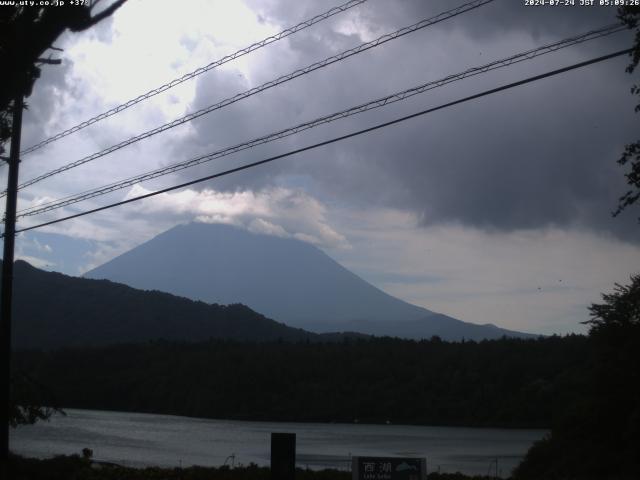 西湖からの富士山