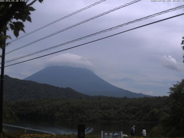 西湖からの富士山