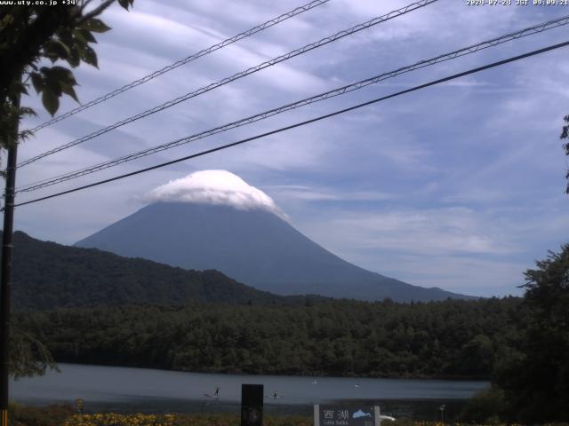 西湖からの富士山