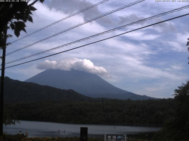 西湖からの富士山