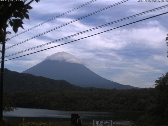 西湖からの富士山