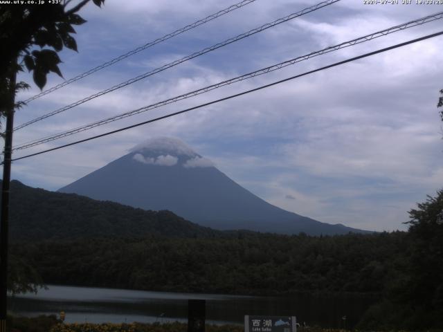 西湖からの富士山