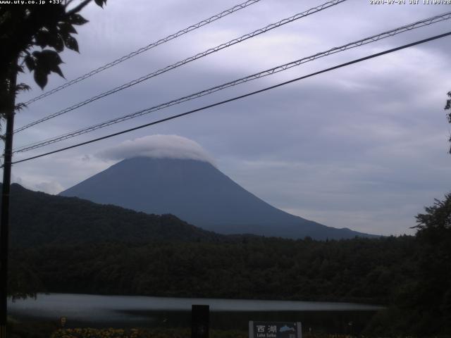 西湖からの富士山