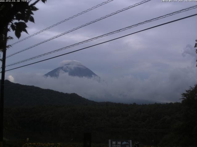 西湖からの富士山