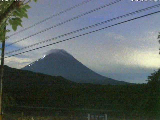 西湖からの富士山