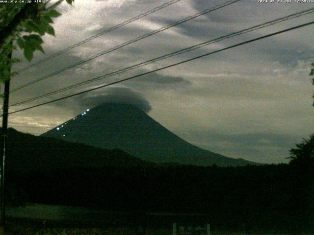 西湖からの富士山