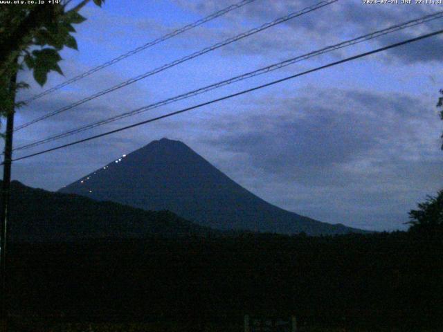 西湖からの富士山