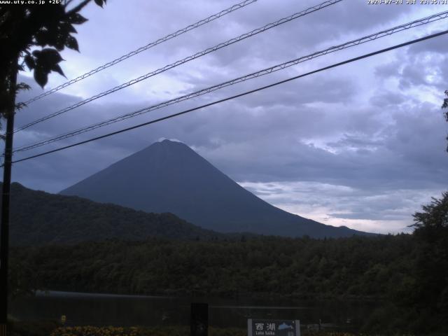 西湖からの富士山