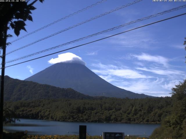 西湖からの富士山