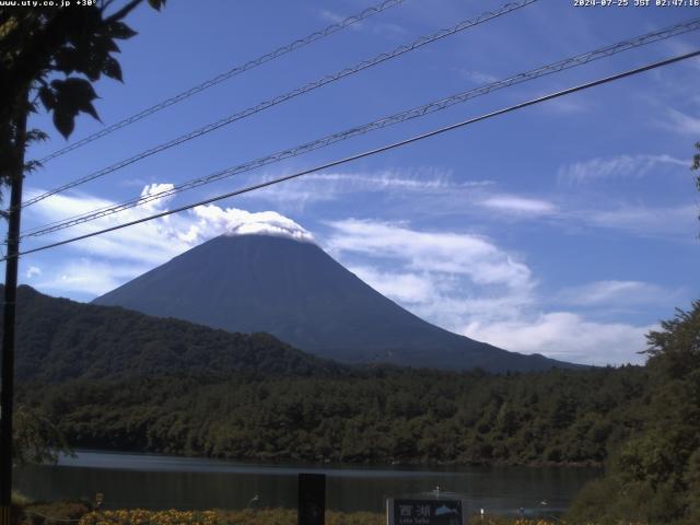 西湖からの富士山