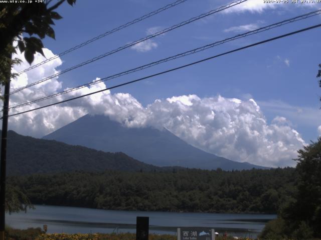 西湖からの富士山