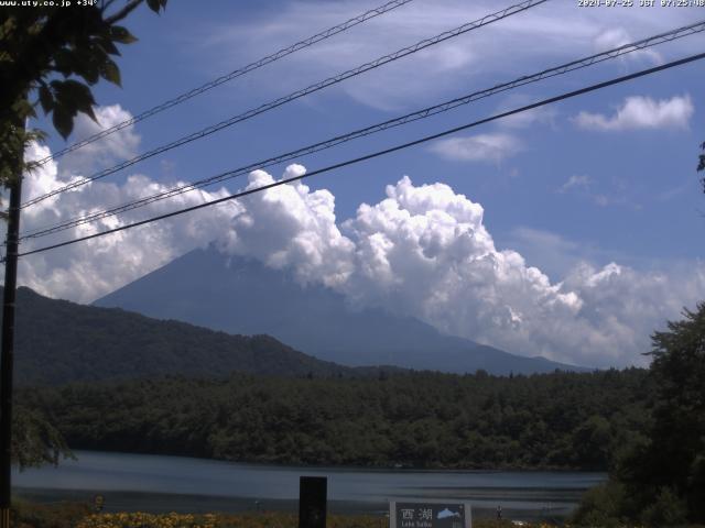 西湖からの富士山