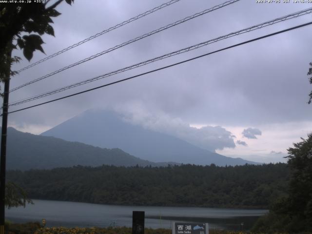 西湖からの富士山