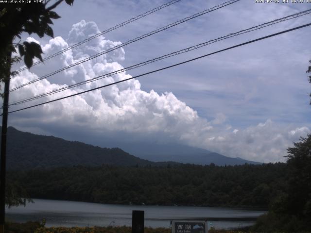 西湖からの富士山