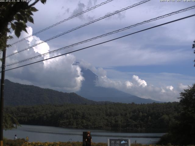 西湖からの富士山